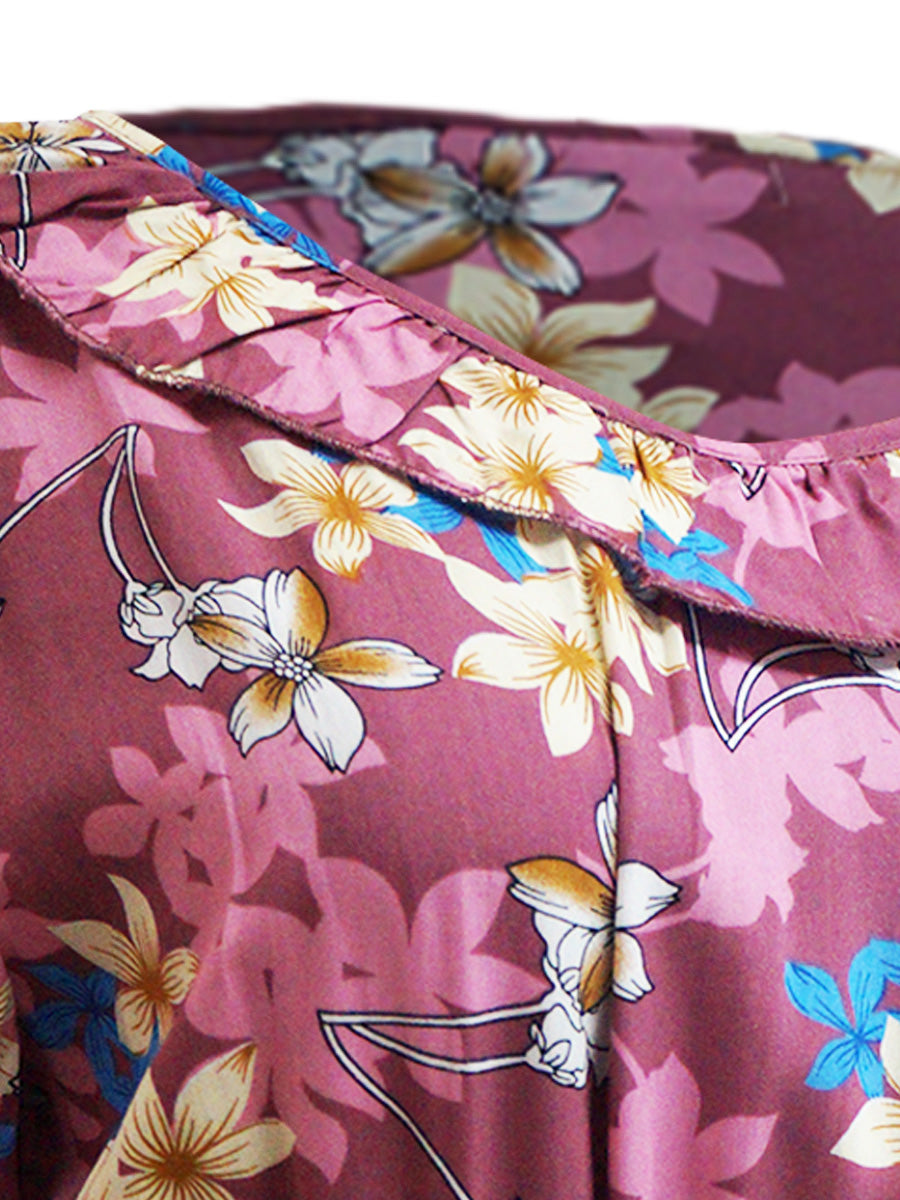 Vestido corto estampado. MOD. CVW-027