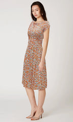 Vestido corto estampado. MOD. CVW-076