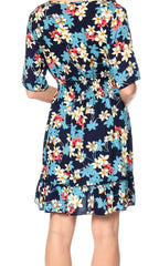 Vestido corto estampado. MOD. CVW-027