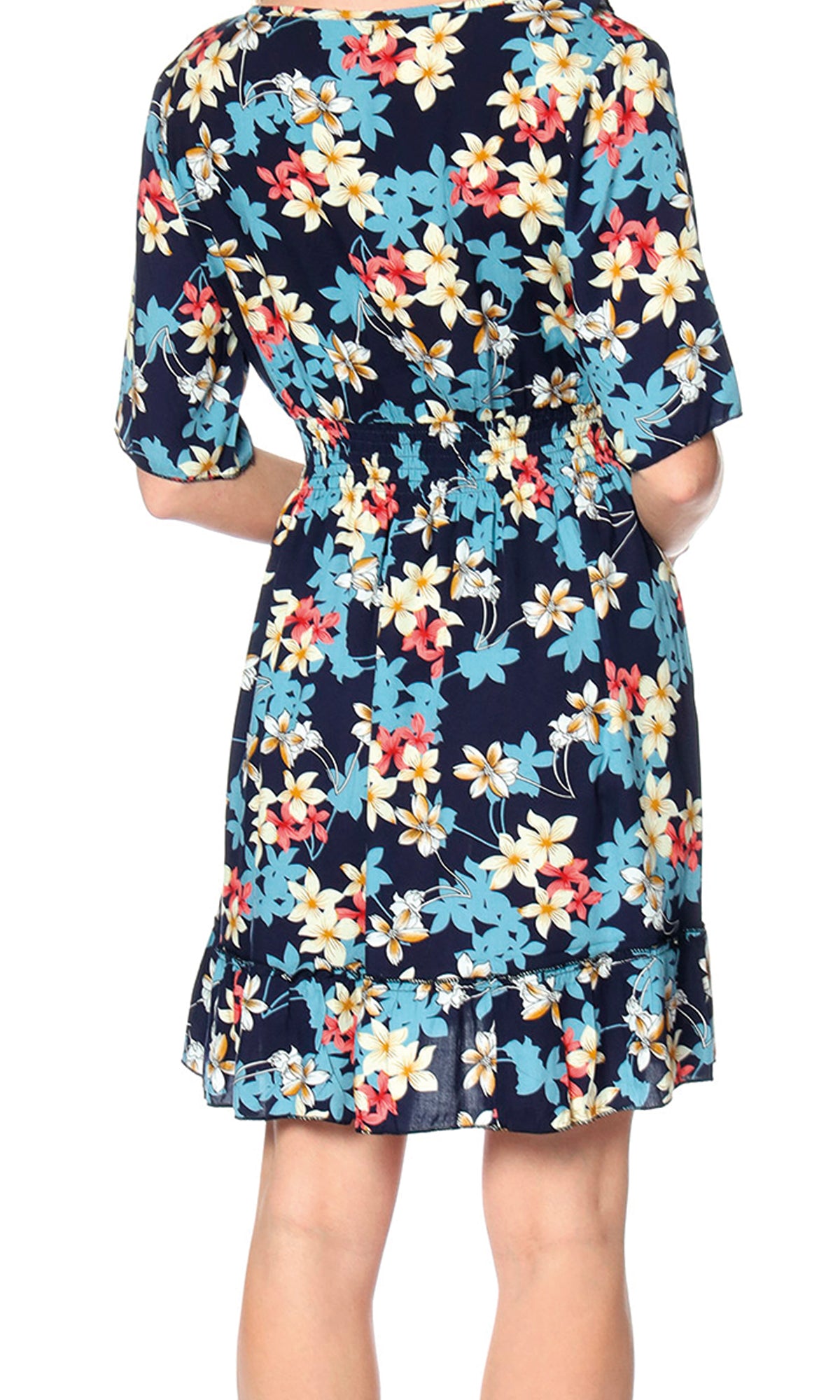 Vestido corto estampado. MOD. CVW-027