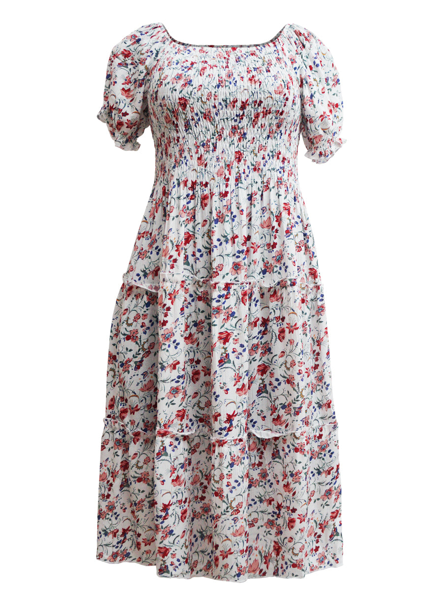 Vestido corto estampado. MOD. CVW-046