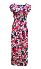 Vestido largo estampado. MOD. CVW-065