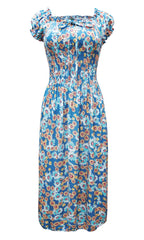 Vestido 3/4 estampado. MOD. CVW-066