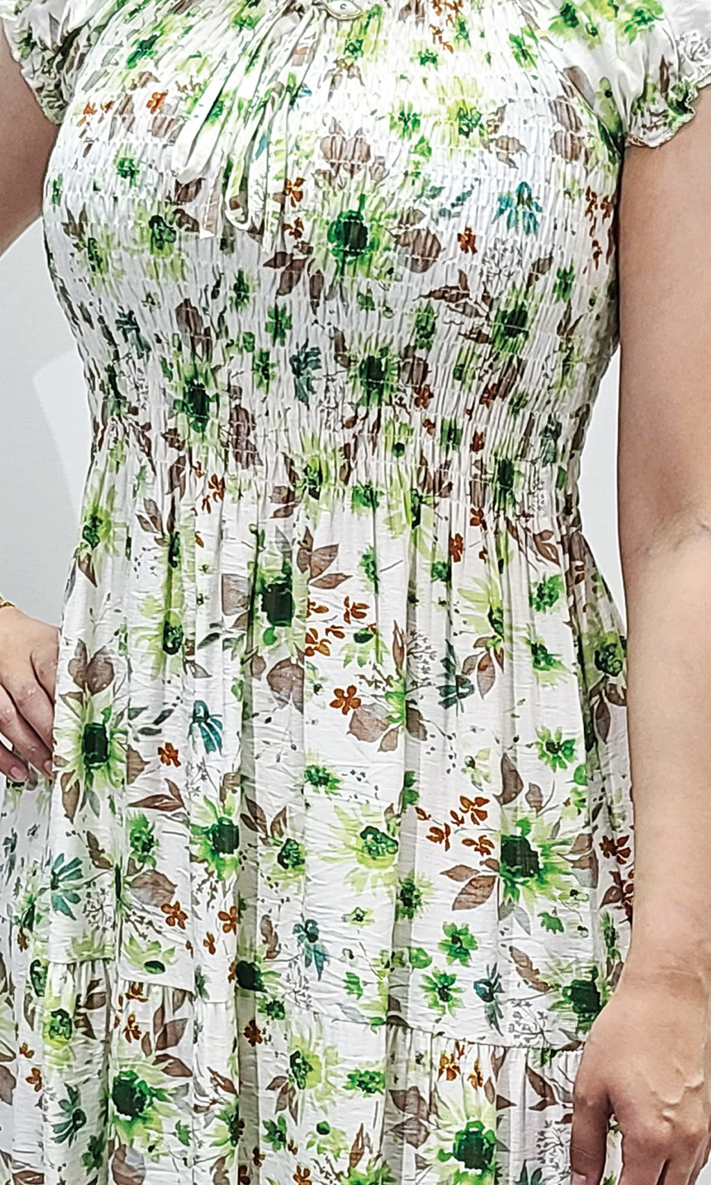 Vestido estampado. MOD. CVW-077
