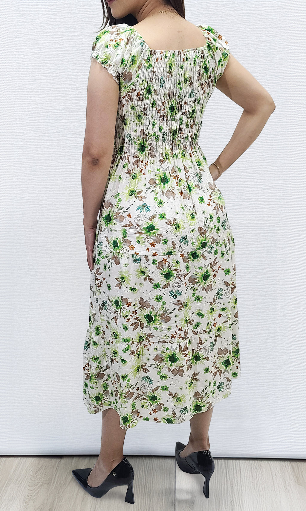 Vestido estampado. MOD. CVW-077