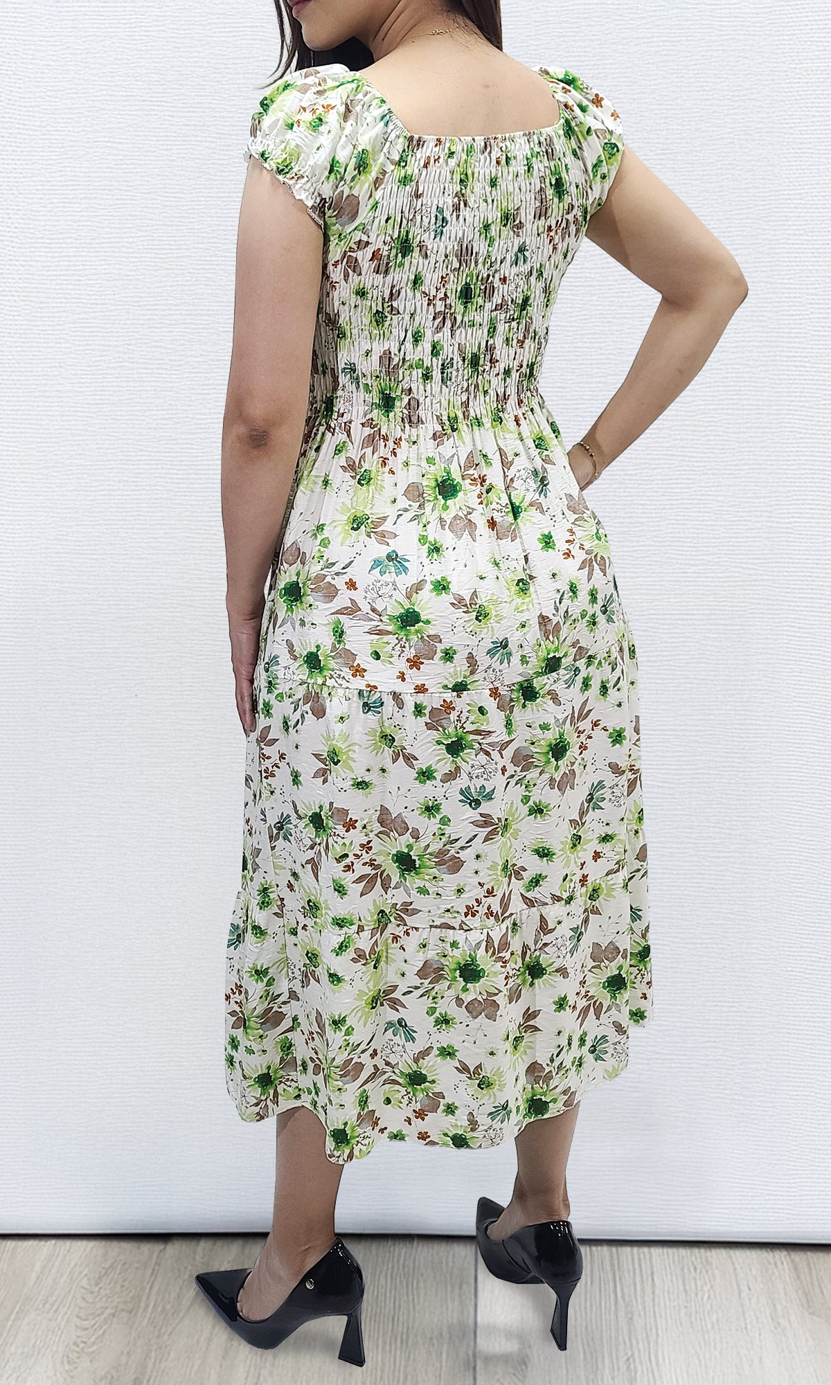 Vestido estampado. MOD. CVW-077