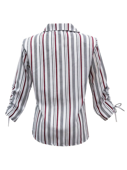 Blusa abierta manga con jareta. MOD. DDM-556