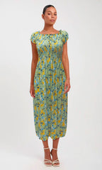 Vestido largo estampado. MOD. DGVW-047