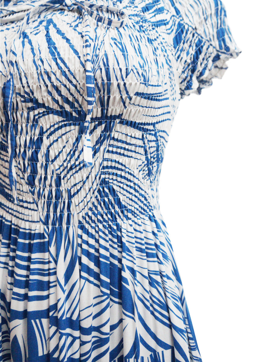 Vestido corto estampado. MOD. DGVW-034