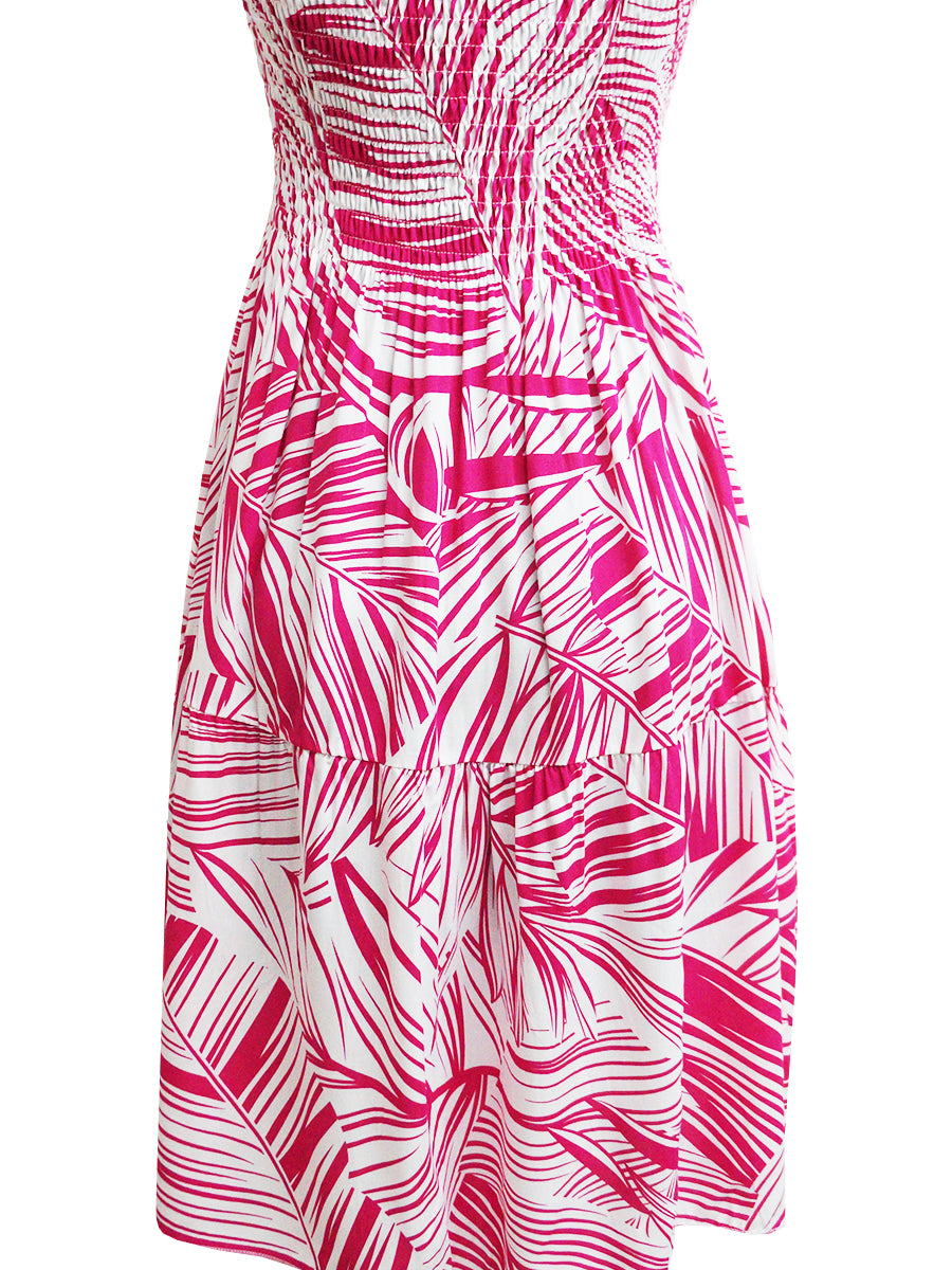 Vestido corto estampado. MOD. DGVW-034