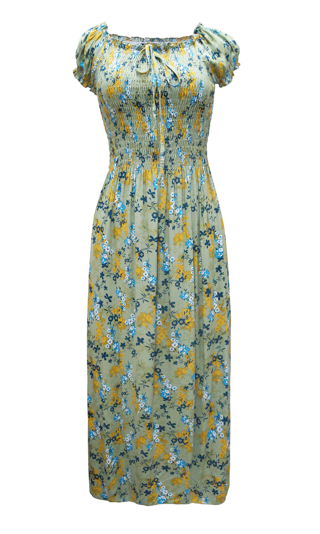 Vestido largo estampado. MOD. DGVW-047