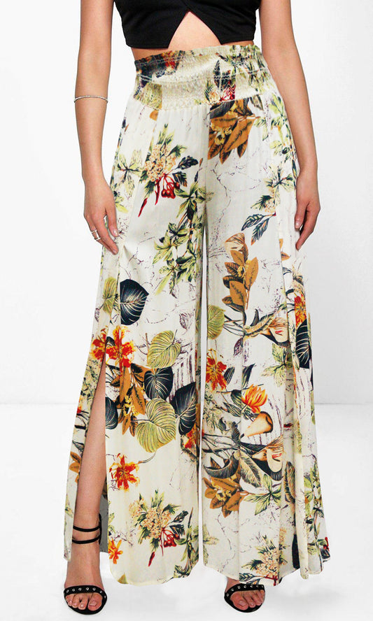 Pantalón estampado con abertuda. MOD. PRDG-001