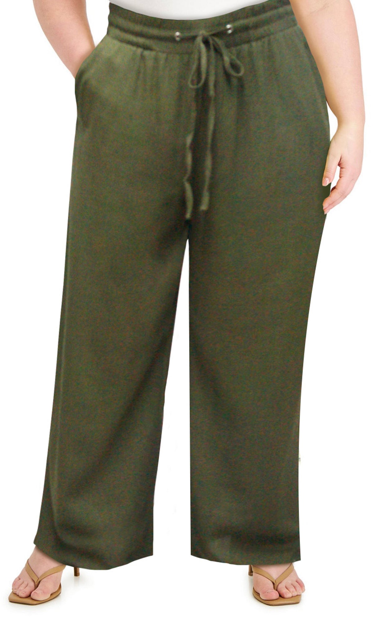 Pantalón con bolsas y cinta de ajuste. MOD. PRLC-004
