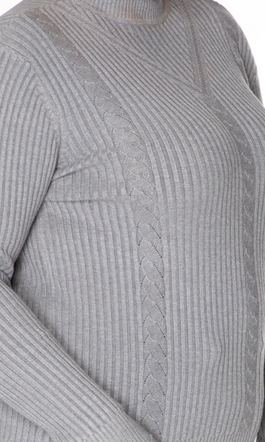 Suéter cerrado cuello mock. Q40X-002