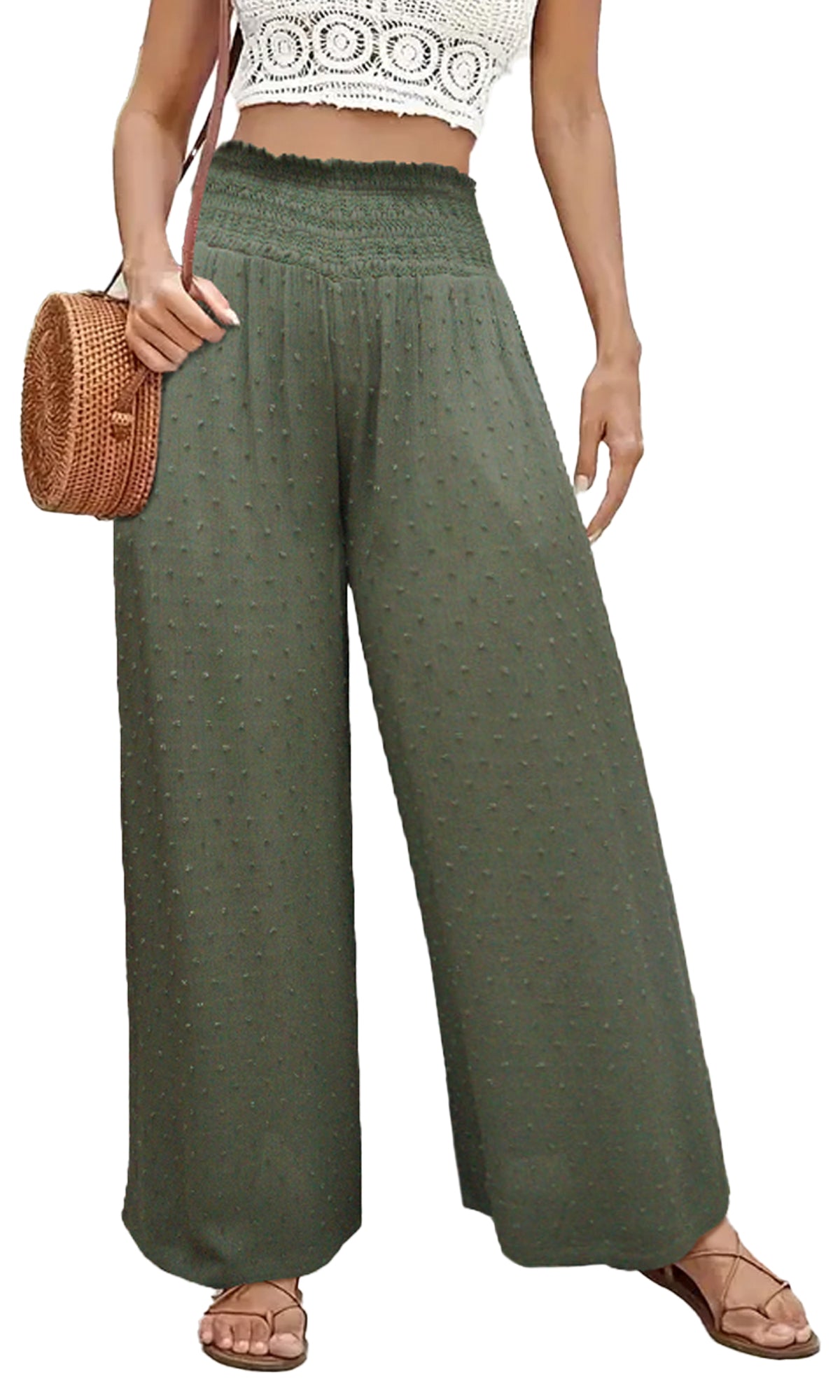 Pantalón con elástico en cintura. MOD. PR-044.