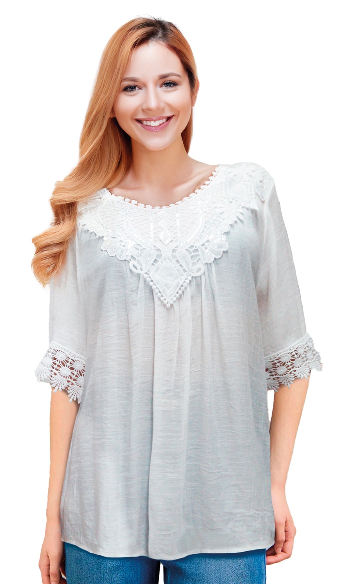 Blusa con aplicación. MOD. RT-172