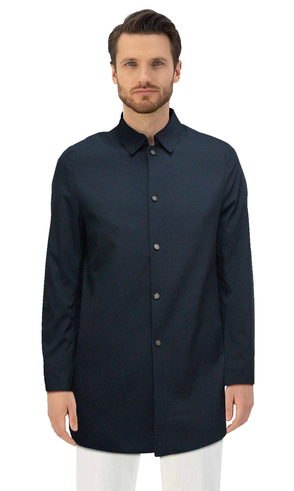 Chamarra rompeviento largo. MOD. RVS-001.