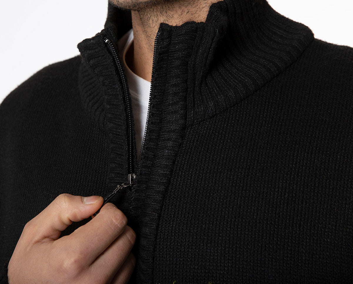 Suéter abierto con forro de peluche. MOD. BMF-020